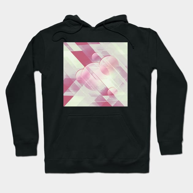 Pink Pattern Hoodie by Graph'Contact